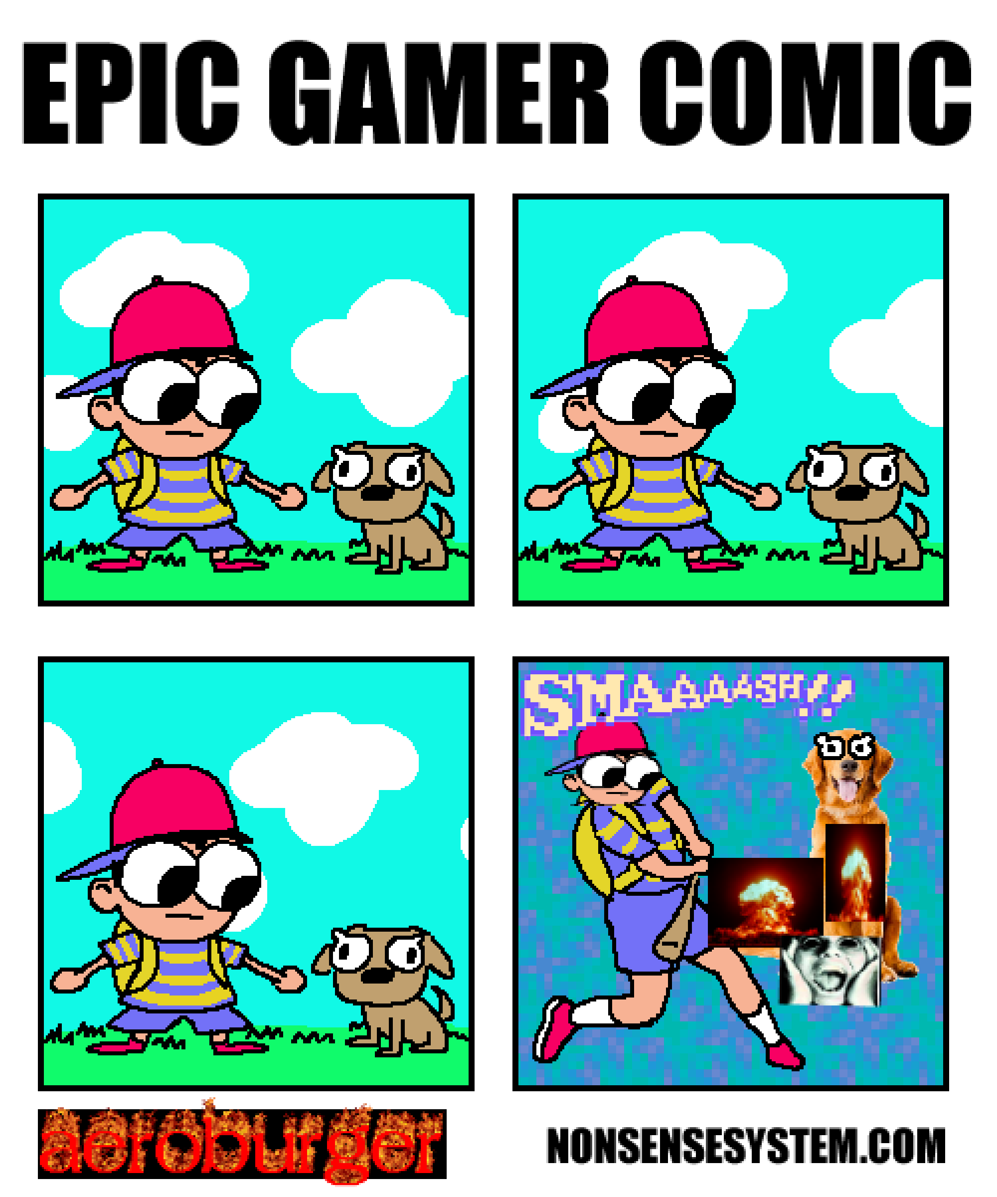 aeroburger Epic Gamer Comic guest comic